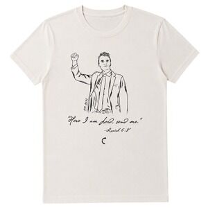 Charlie Kirk‎ Here I Am Lord Send Me Isaiah 6:8 Graphic T Shirt Mens M